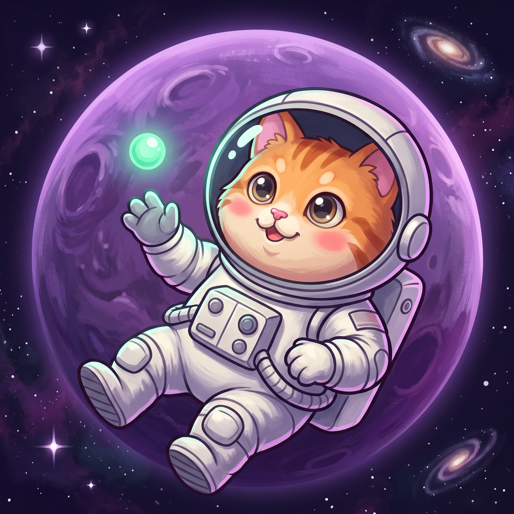 qevin the astronaut reaching for the braincell